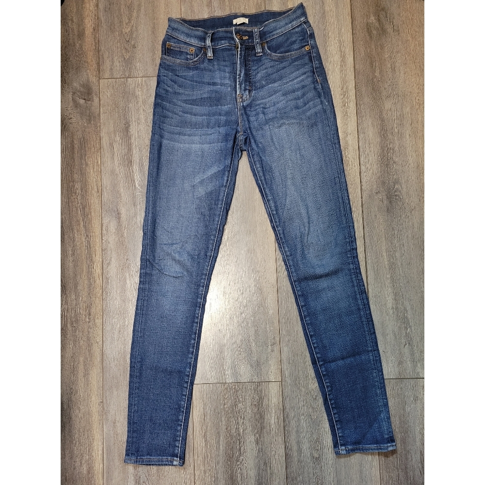 J. Crew Factory Medium Wash Skinny Jeans